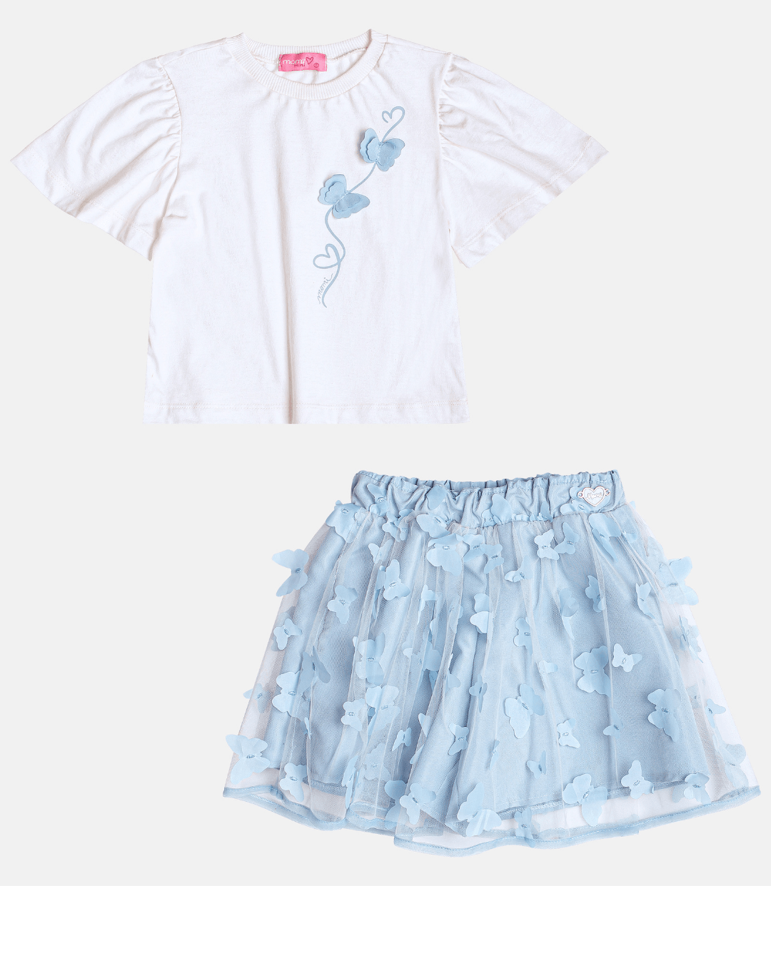 Conjunto Blusa & Saia Borboletas - Momi - Gracia