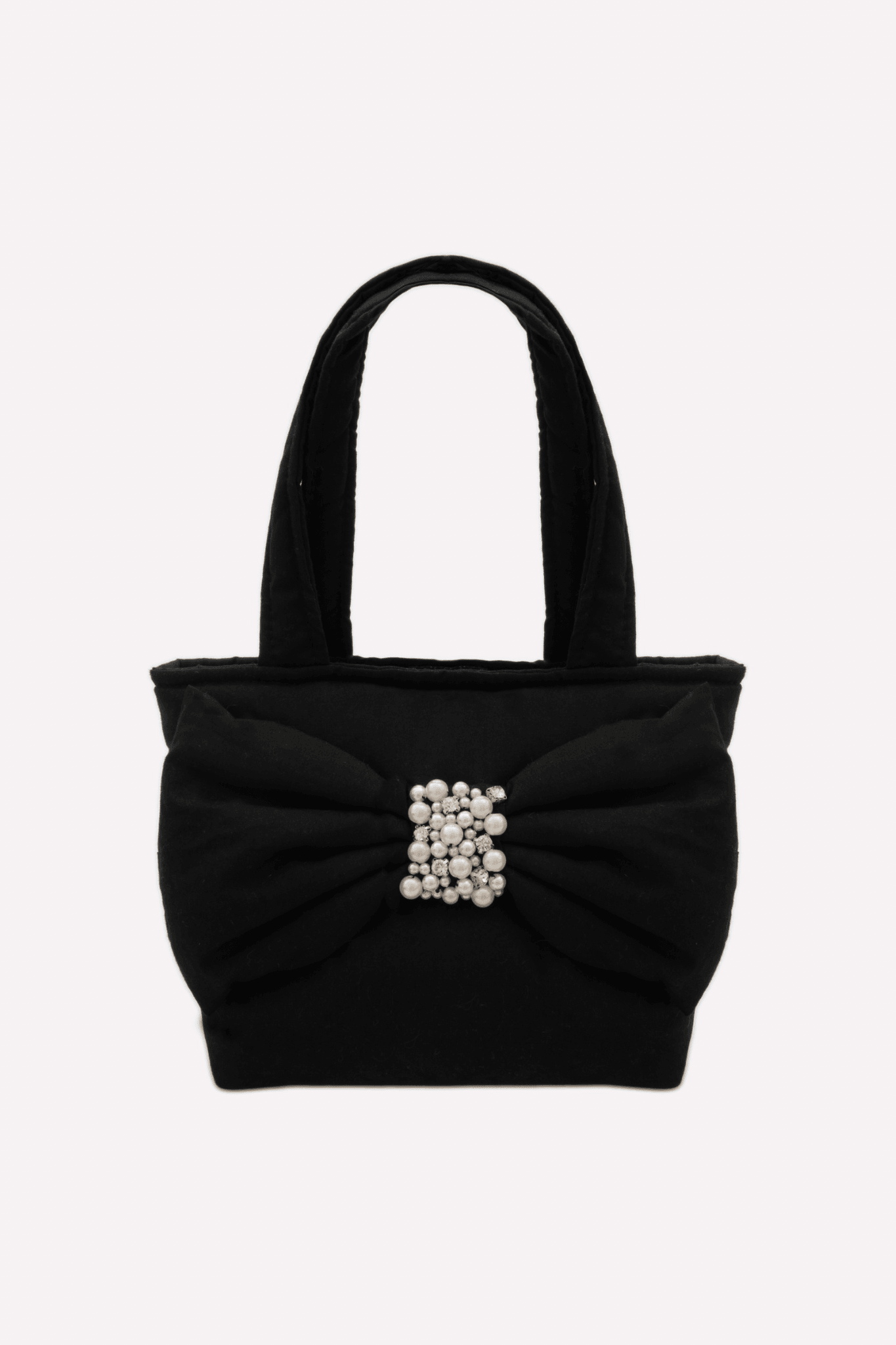 Bolsa Puffer Maxi Laço Bordado Black Pituchinhus - Gracia