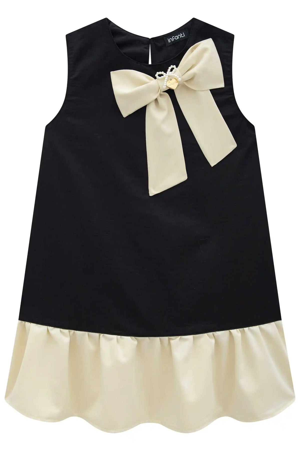 Vestido Infantil Regata Preto - Infanti
