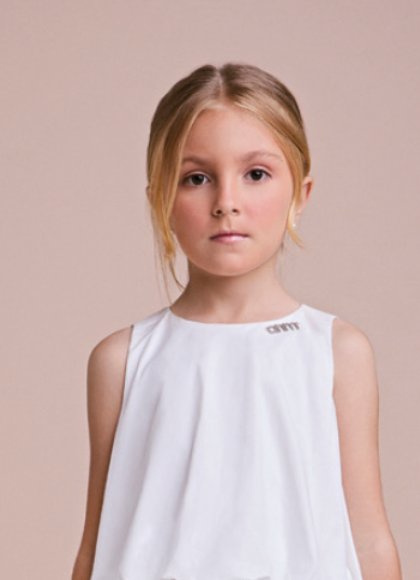 Conjunto Infantil Blusa Balonê e Calça Jeans Barra Bordada - Animê