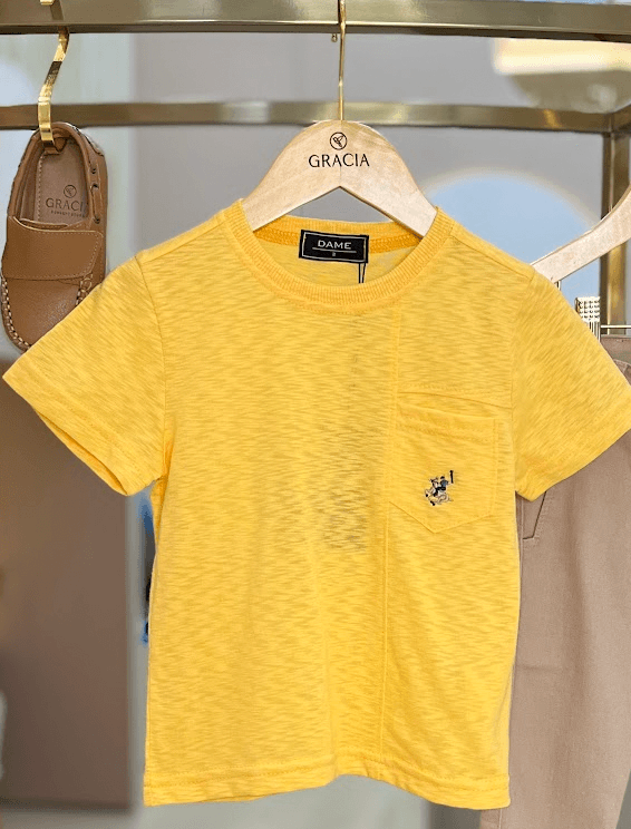 Camiseta flamê bordado Dame - Gracia