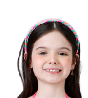 Arquinho Infantil Isa Torcidinho Conchas - Siri Kids