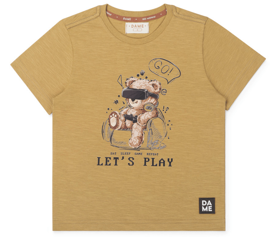 Camiseta Flame Gamer Camelo - Dame - Gracia