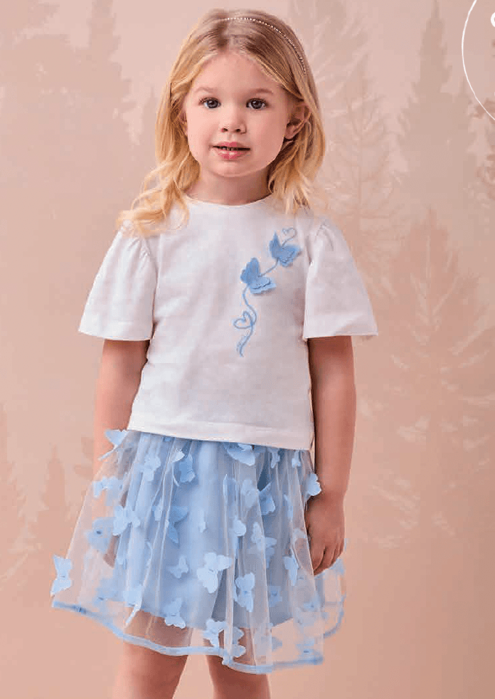 Conjunto Blusa & Saia Borboletas - Momi - Gracia