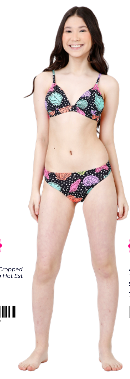 Biquini Teen Cortininha Adriana Est. Shell - Siri Kids