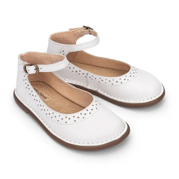 Sapato Infantil Patinete Branco - Petit Cheval