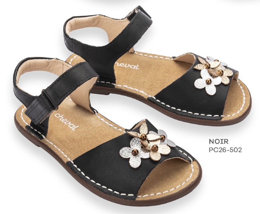 Sandália Infantil Jardim Noir - Petit Cheval