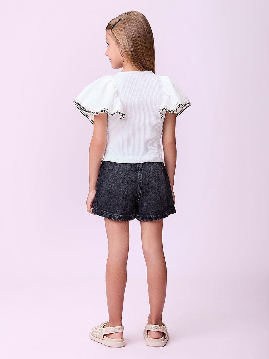 Shorts jeans clochard Momi - Gracia