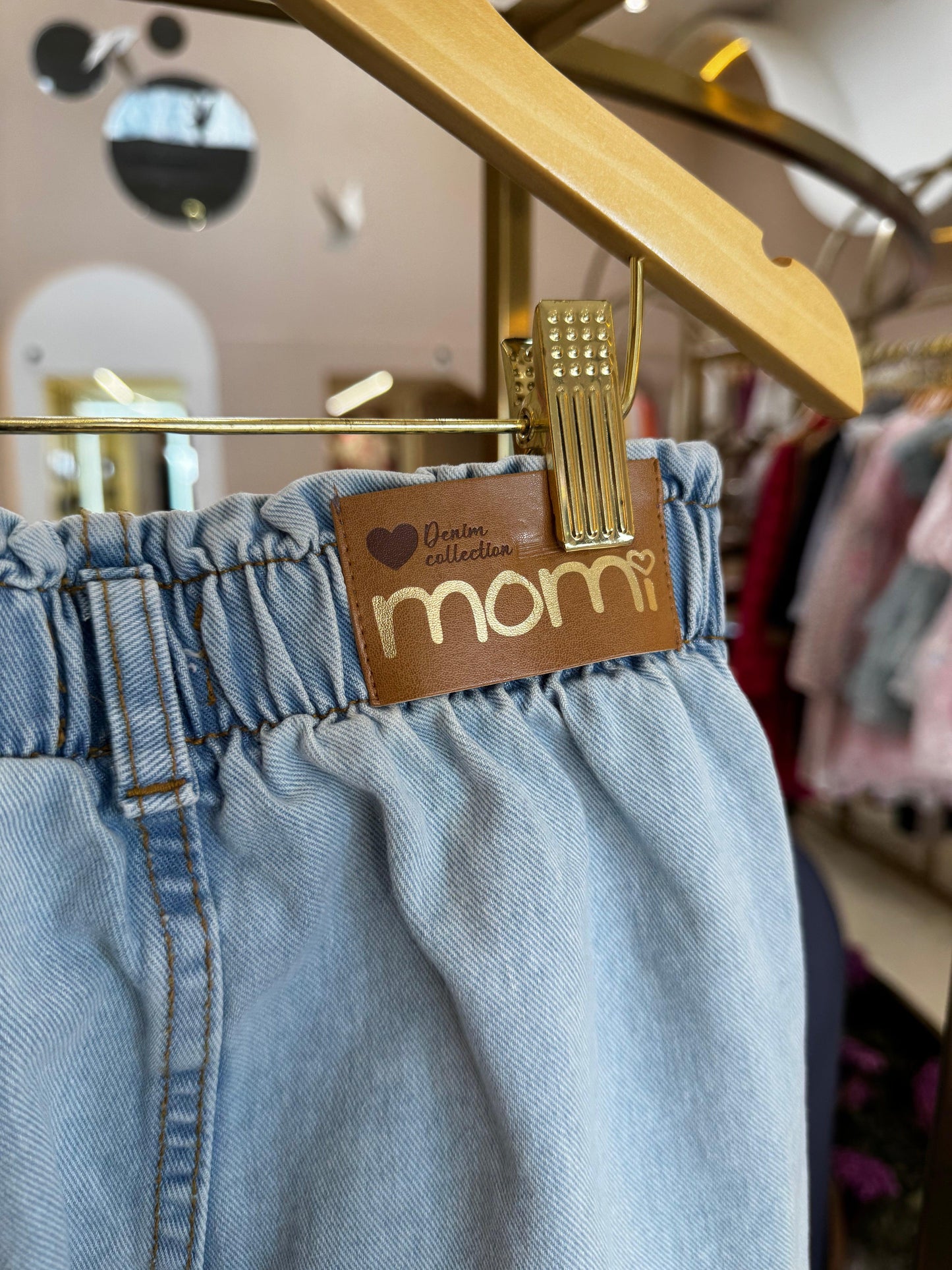 Calça Jeans Bolso Cargo Momi - Gracia