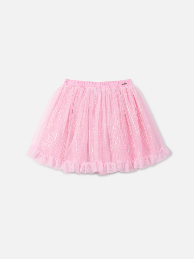 Conjunto Infantil Princesas Patch Disney e Saia Ballet Tule - Animê