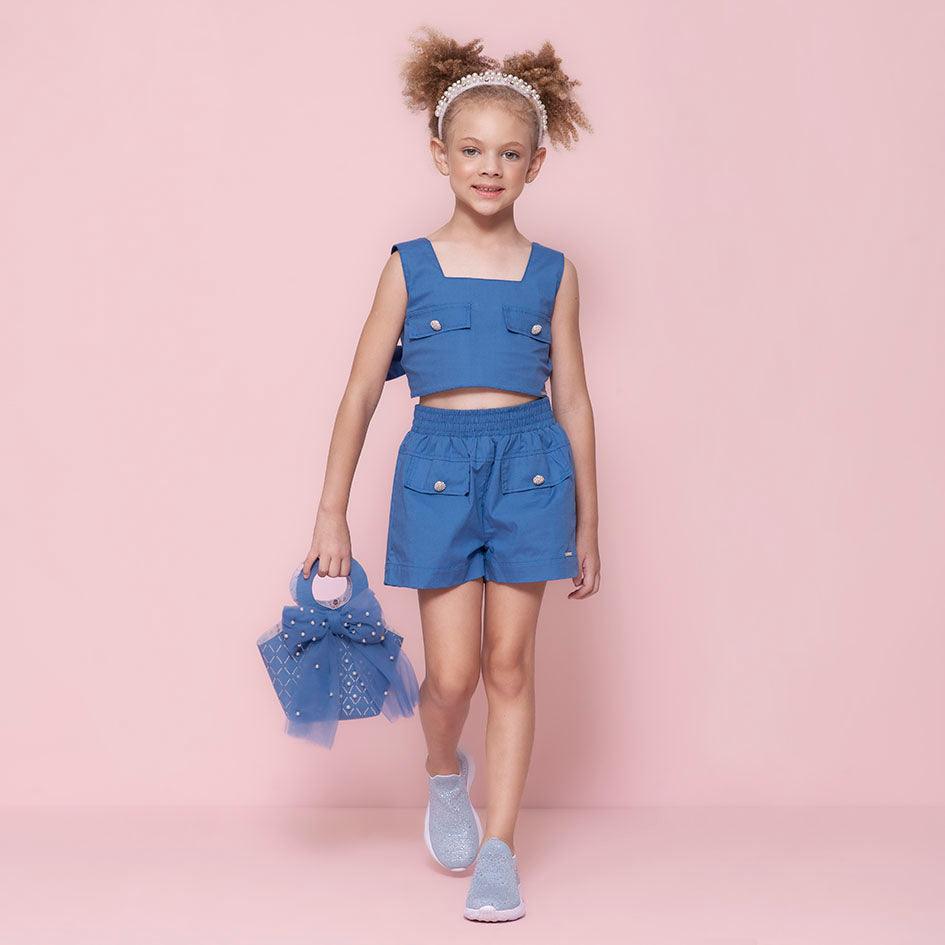 Blusa lapelas com botões jóia Pituchinhus - Gracia