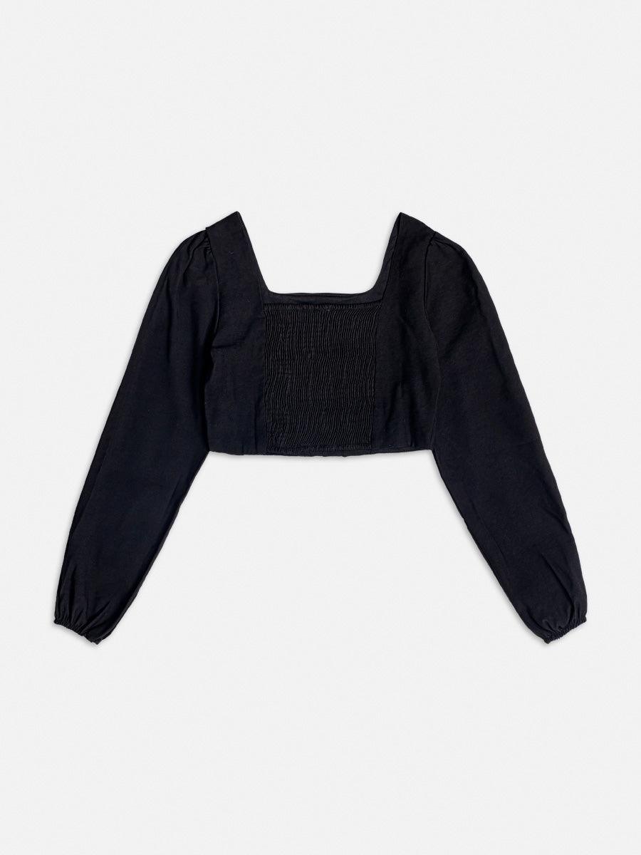 Blusa Cropped ML I Am - Gracia