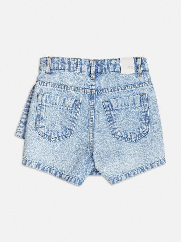 Shorts-saia jeans com pregas I Am - Gracia