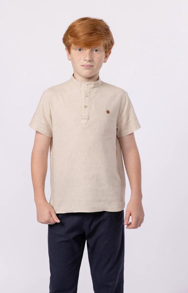 Bata de cambraia de linho Um Mais Um - Gracia
