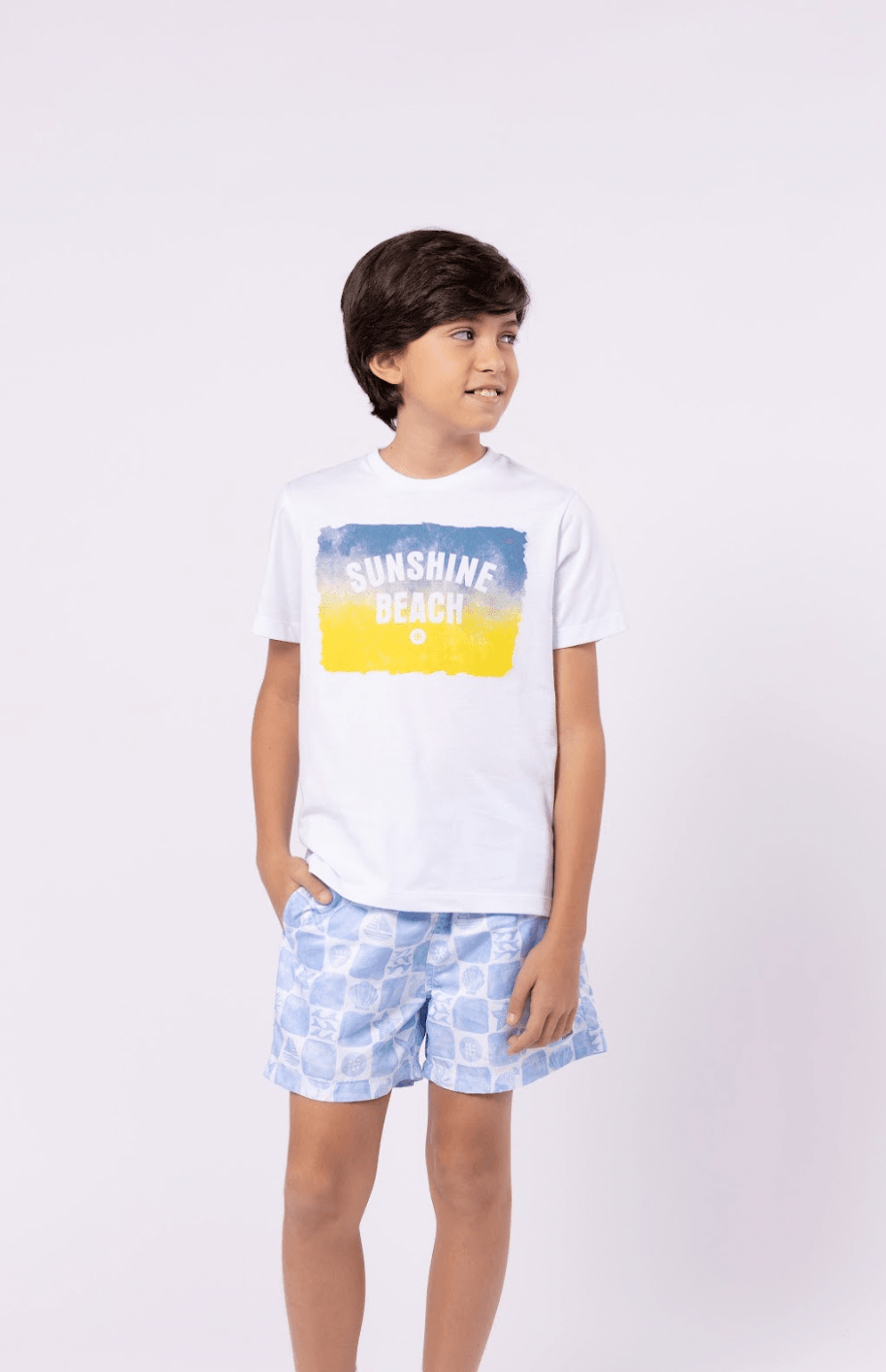 Camiseta aquarelada Sunshine Beach 1+1 - Gracia