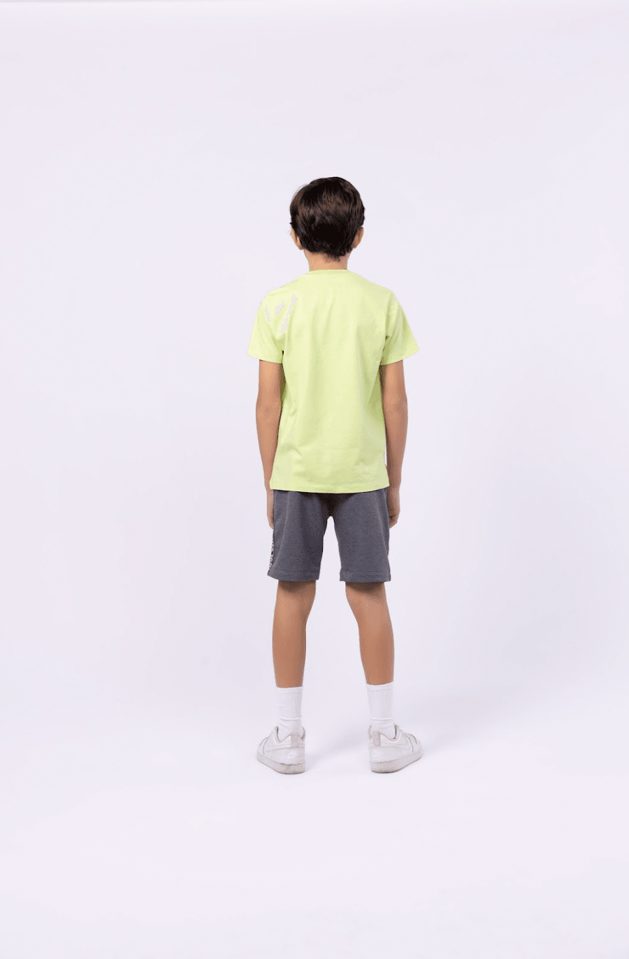 Conjunto camiseta de algodão e bermuda de moletinho Good 1+1 - Gracia