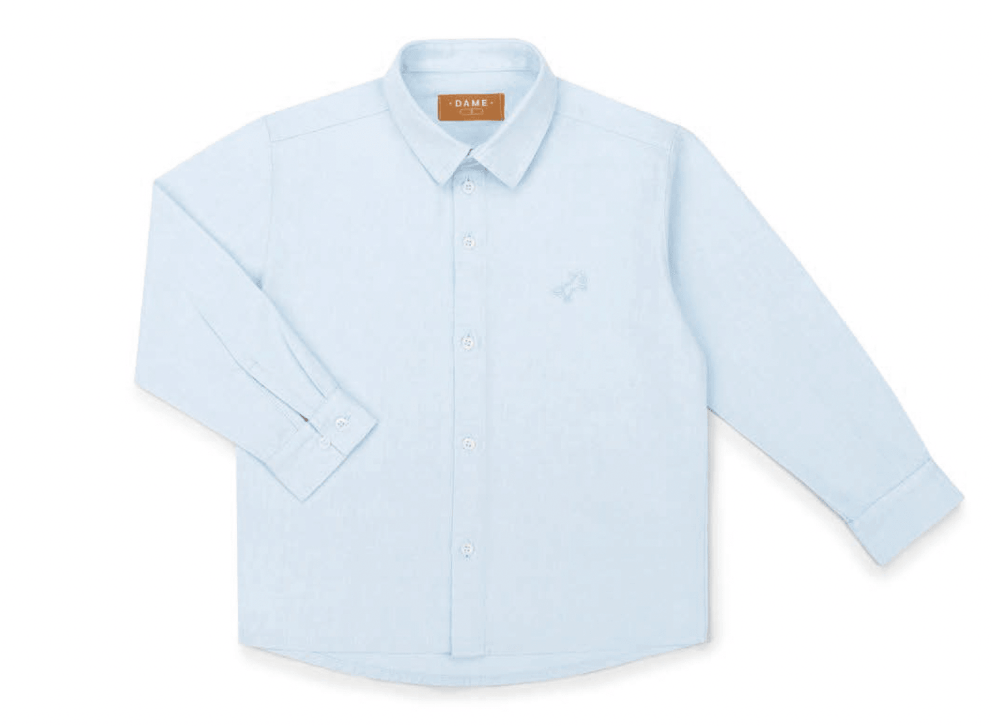 Camisa Tricoline Azul - Dame - Gracia