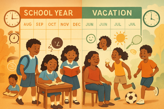 Como entender o calendário escolar das crianças