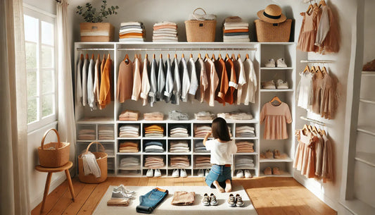 Como organizar roupas de criança