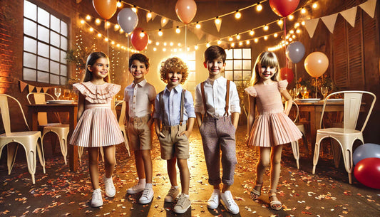 Dicas para Arrumar as Crianças para Festas com Estilo e Conforto