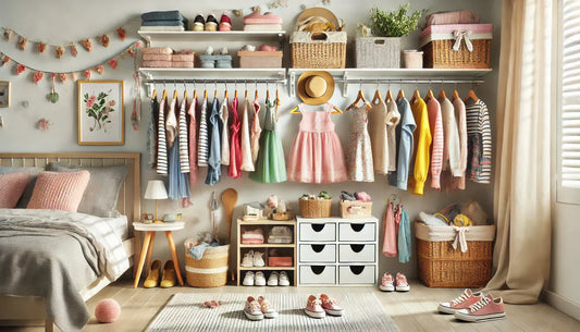Dicas para Organizar o Guarda-Roupa de Menina: Praticidade & Estilo