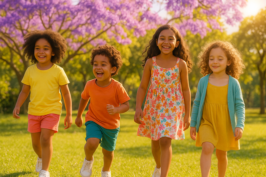 Melhores roupas para criança na primavera do Brasil