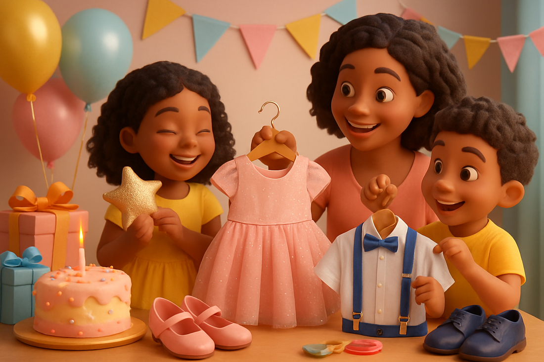 melhores roupas de criança para aniversário