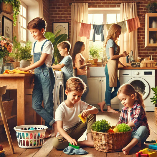 Como fazer as crianças ajudarem nas tarefas de casa