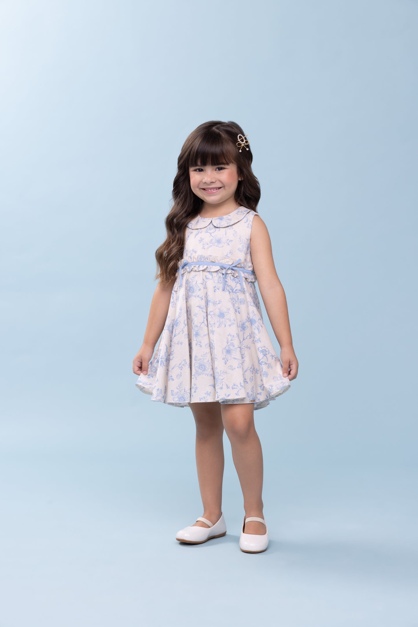 Vestido Infantil Du Jour Azul - Charpey