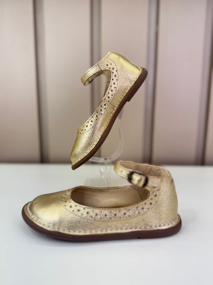 Sapato Infantil Patinete Doré - Petit Cheval