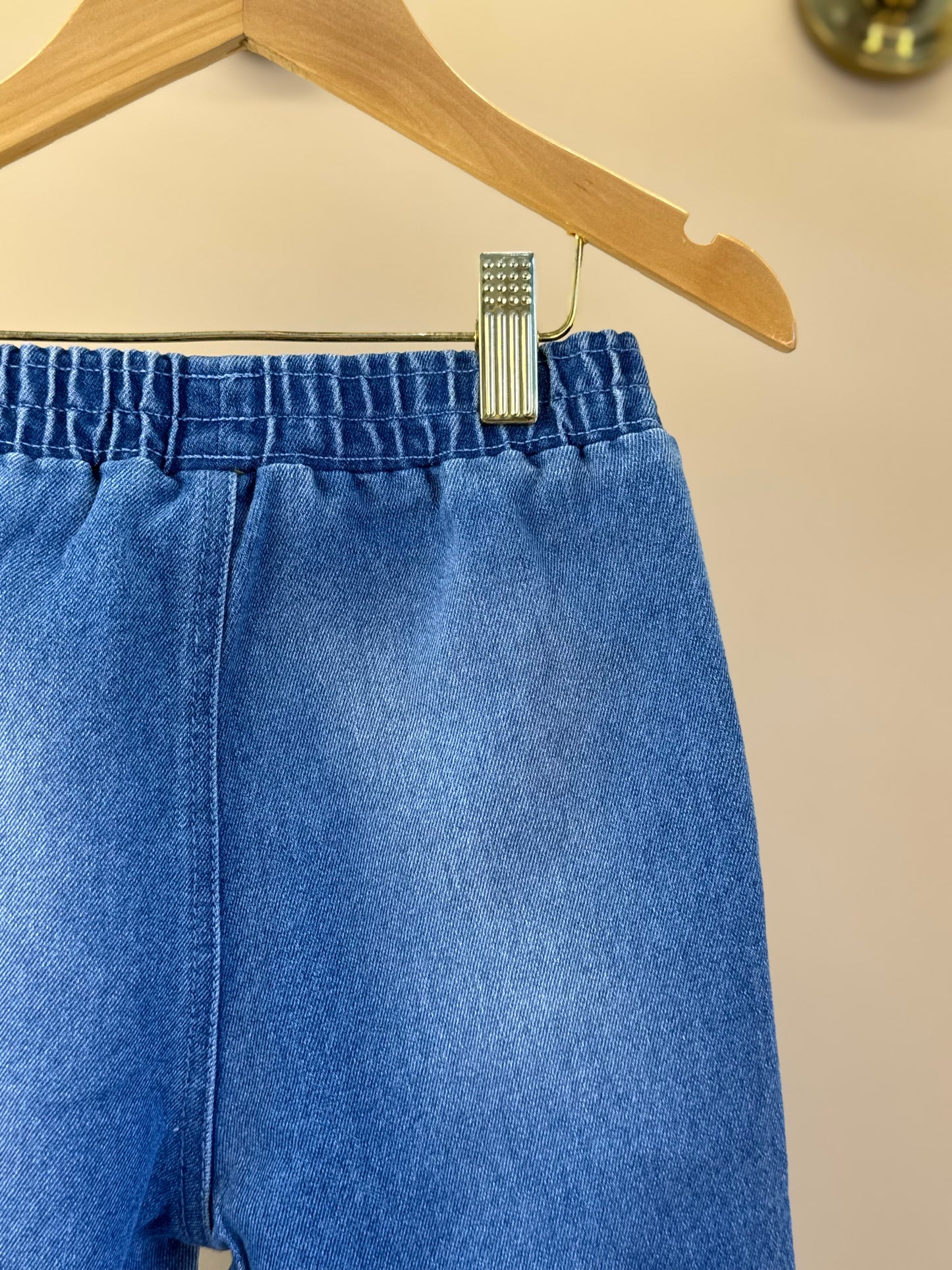 Calça Infantil Jogger Ursinho Jeans - Gabriela Aquarela