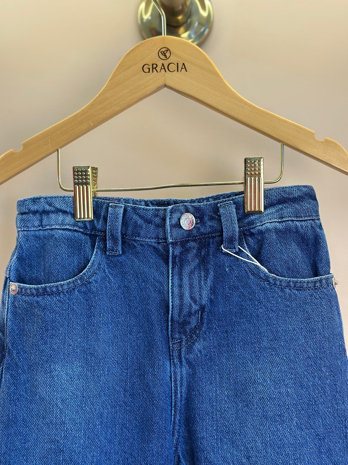 Calça infantil Wide Leg Jeans - Um Mais Um