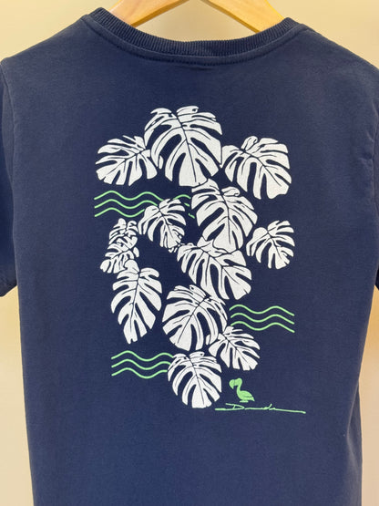 Camiseta Infantil Algodão Folhas - Dudes