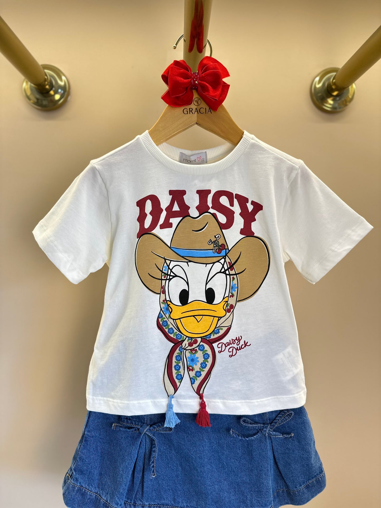 Blusa Infantil  Daisy Com Barbicachos - Momi