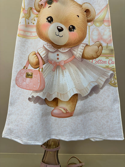 Vestido Infantil Ursa Carrossel - Infanti