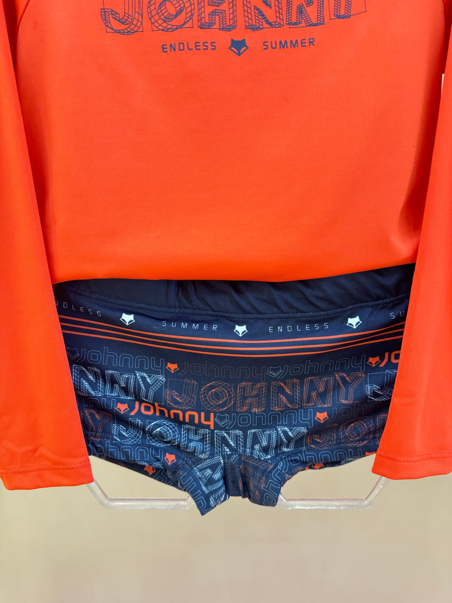 Conjunto Infantil Blusa Manga Longa Summer e Sunga Est. LJ - Little Johnny