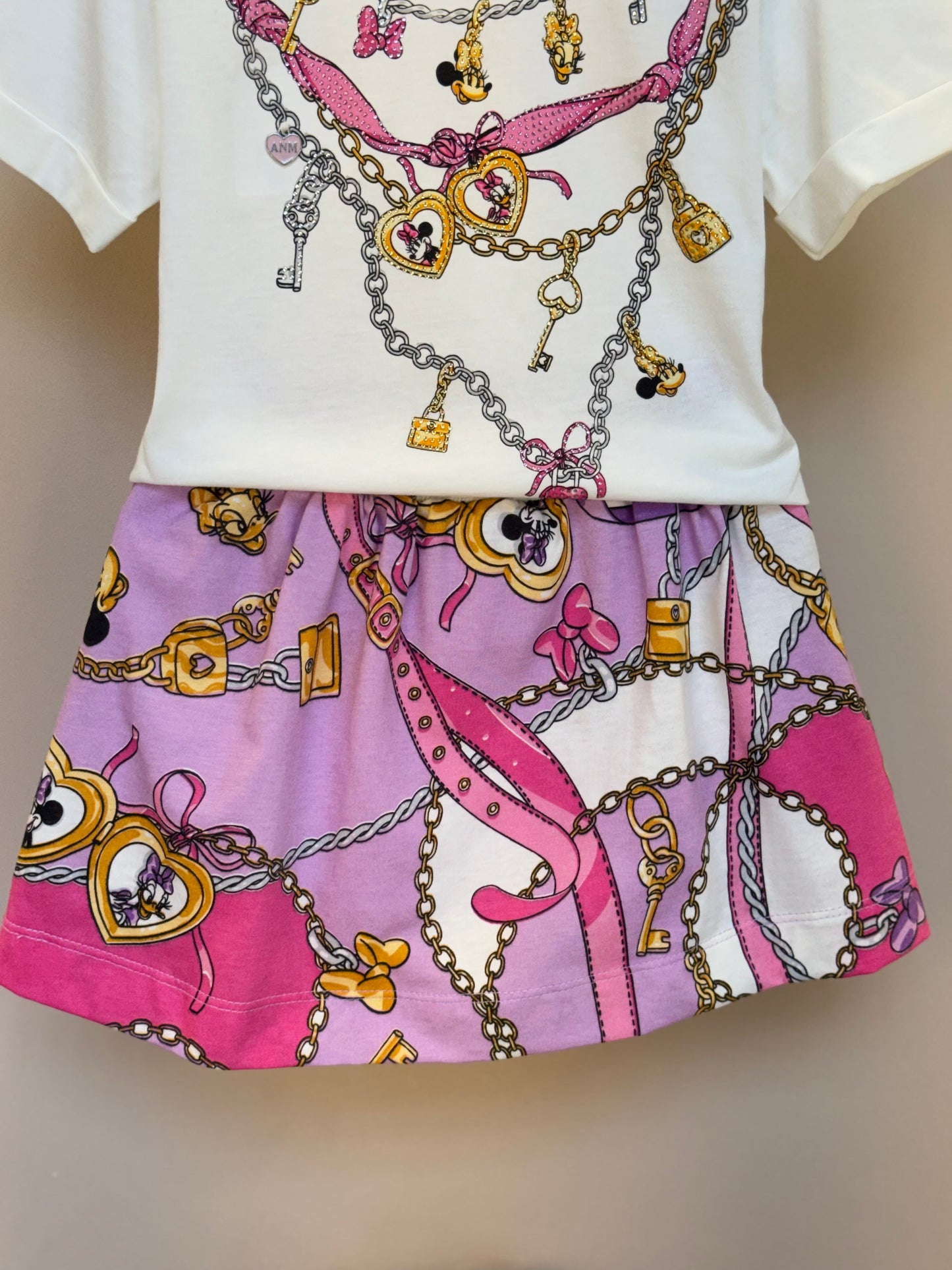 Conjunto Infantil Blusa e Saia Essentials Disney - Animê
