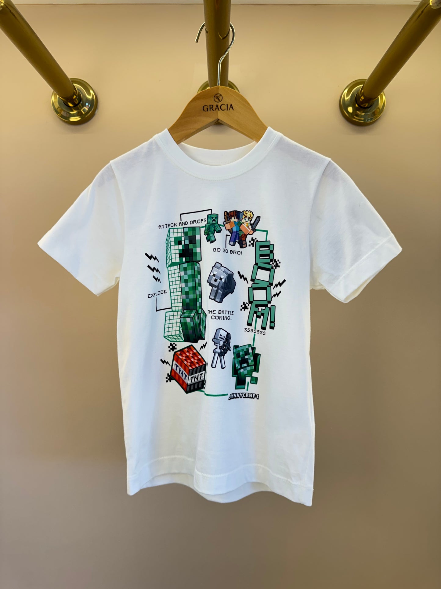 Camiseta Infantil Robô Craft - Little Johnny