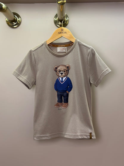Camiseta Infantil Algodão Teddy University Fendi - Dame