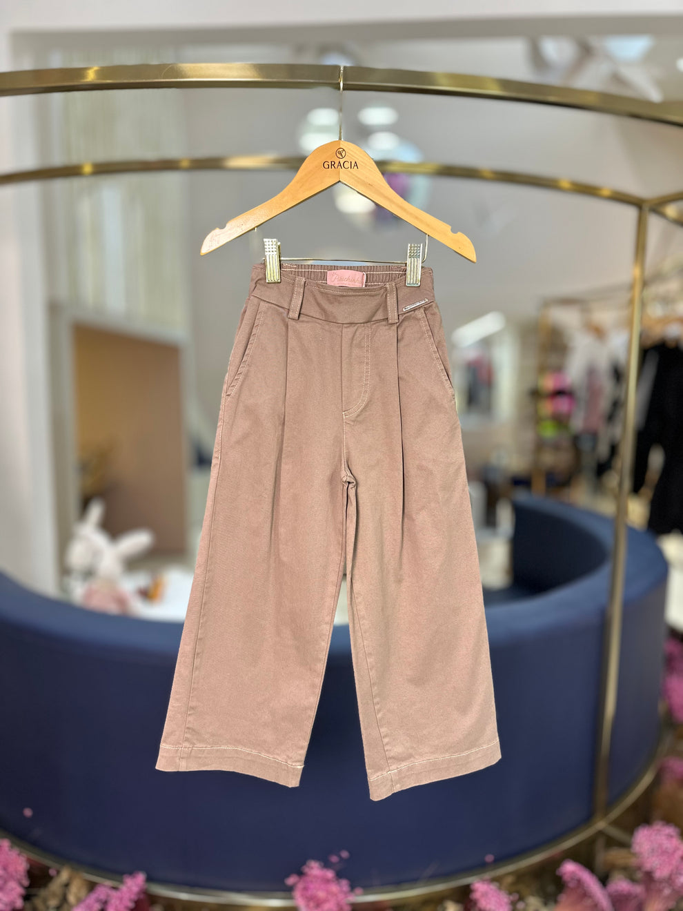 Conjunto Infantil Maxi Blusa Ursinho e Calça Reta - Pituchinhus PRÉ-VENDA