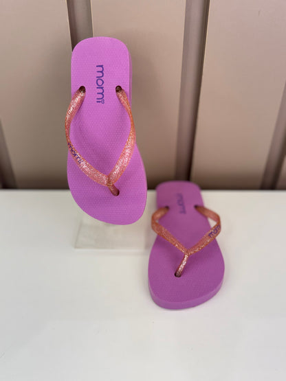 Chinelo Infantil Flip Roxo - Momi