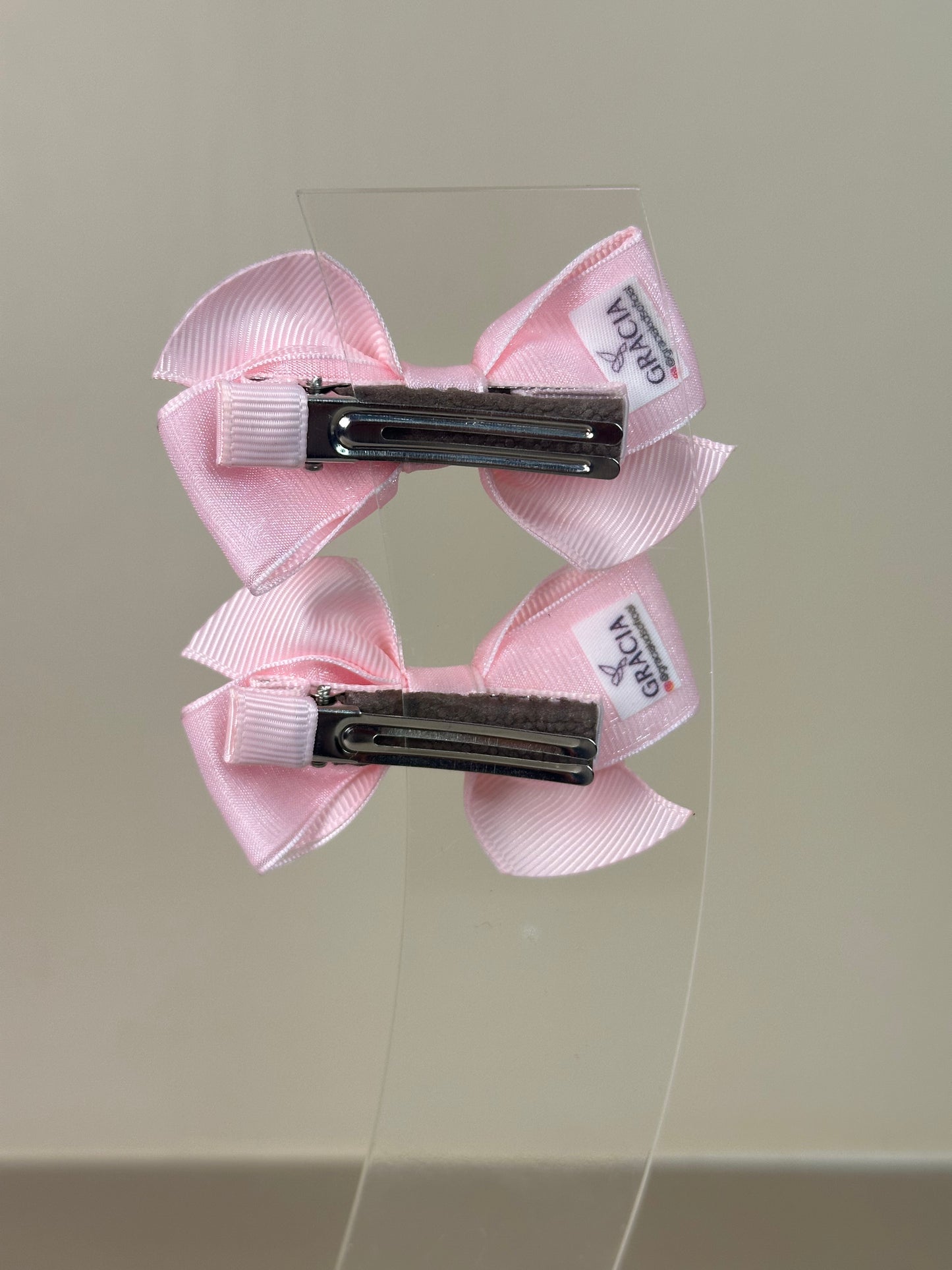 Laço Infantil Special All Organza Rosa Claro Parzinho P - Gracia