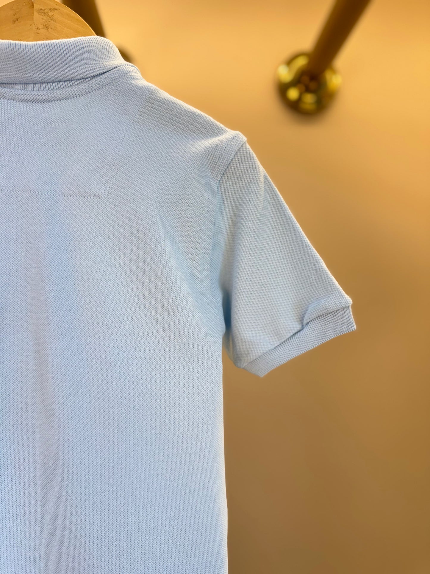 Polo Infantil Piquet Azul Céu - Dudes