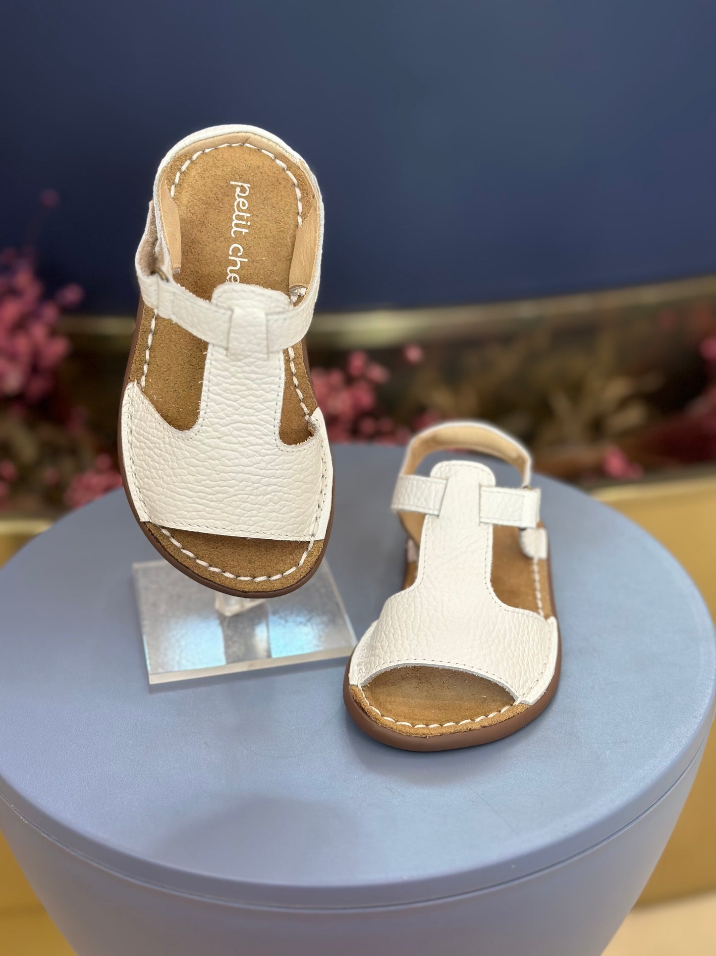 Sandália Infantil Carrossel Blanche Flor Margarida - Petit Cheval
