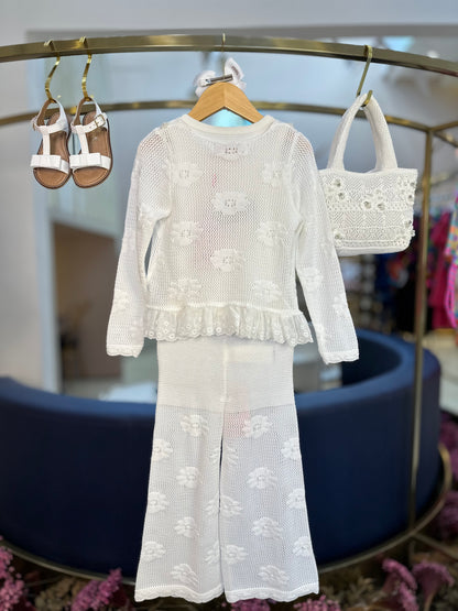 Regata Infantil Cristais Off White - Pituchinhus