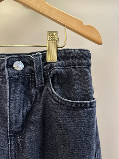 Calça Infantil Wide Leg Jeans Bolso Lateral  - Um Mais Um