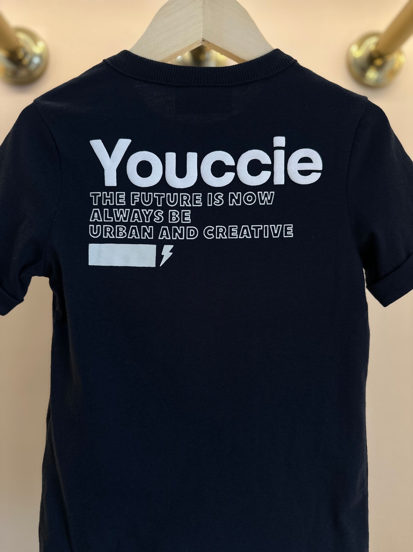Conjunto Infantil T-Shirt Future e Bermuda Off White - Youccie