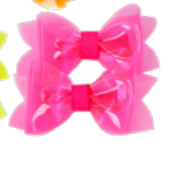 Prendedor Infantil Laís Rosa Neon - Siri Kids