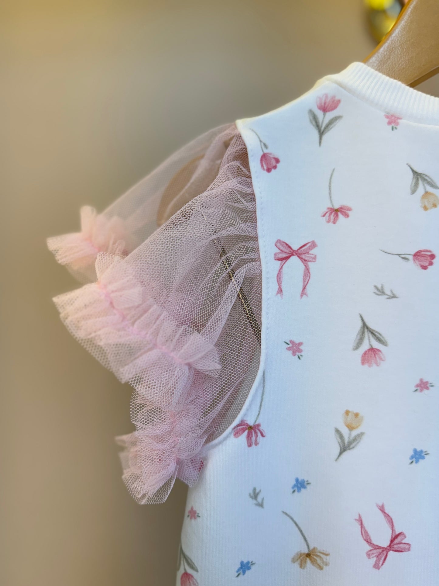 Vestido Infantil Carrossel Com Tule Rosa - Petit Cherie