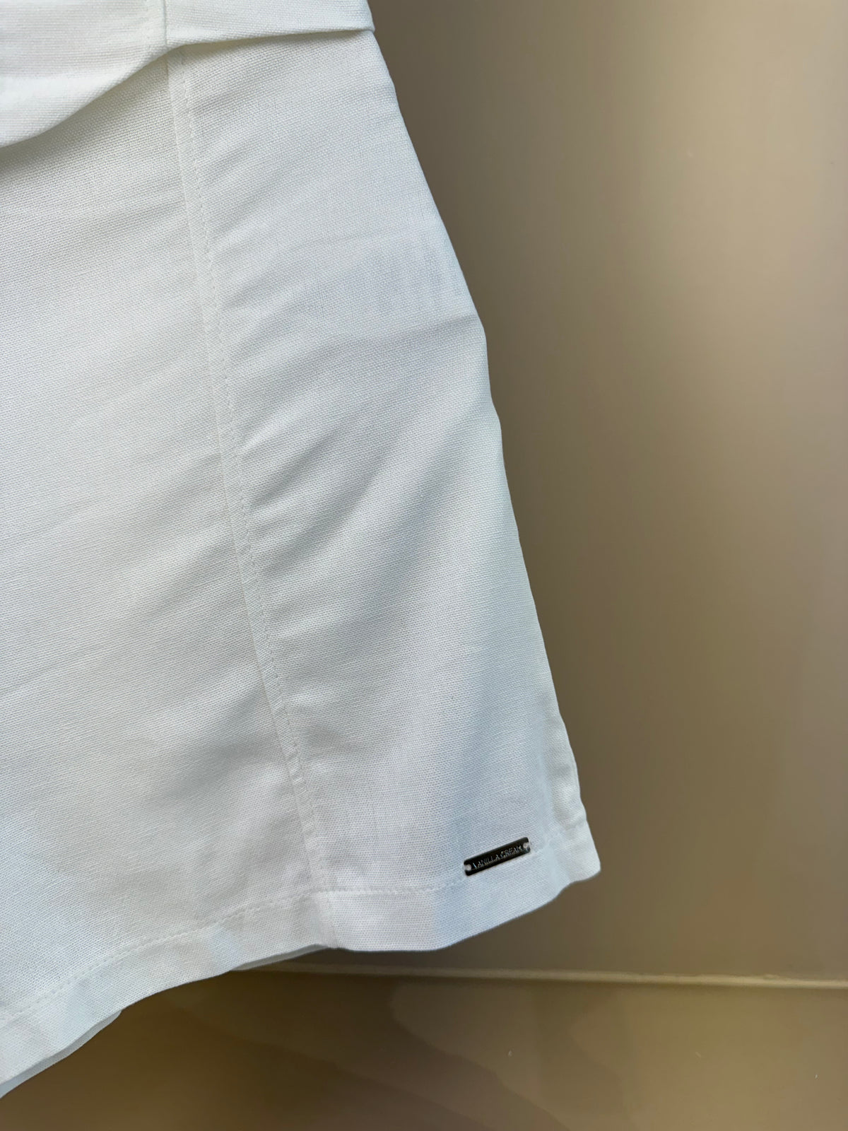 Conjunto Teen Alças Largas e Shorts Off White - Vanilla Cream